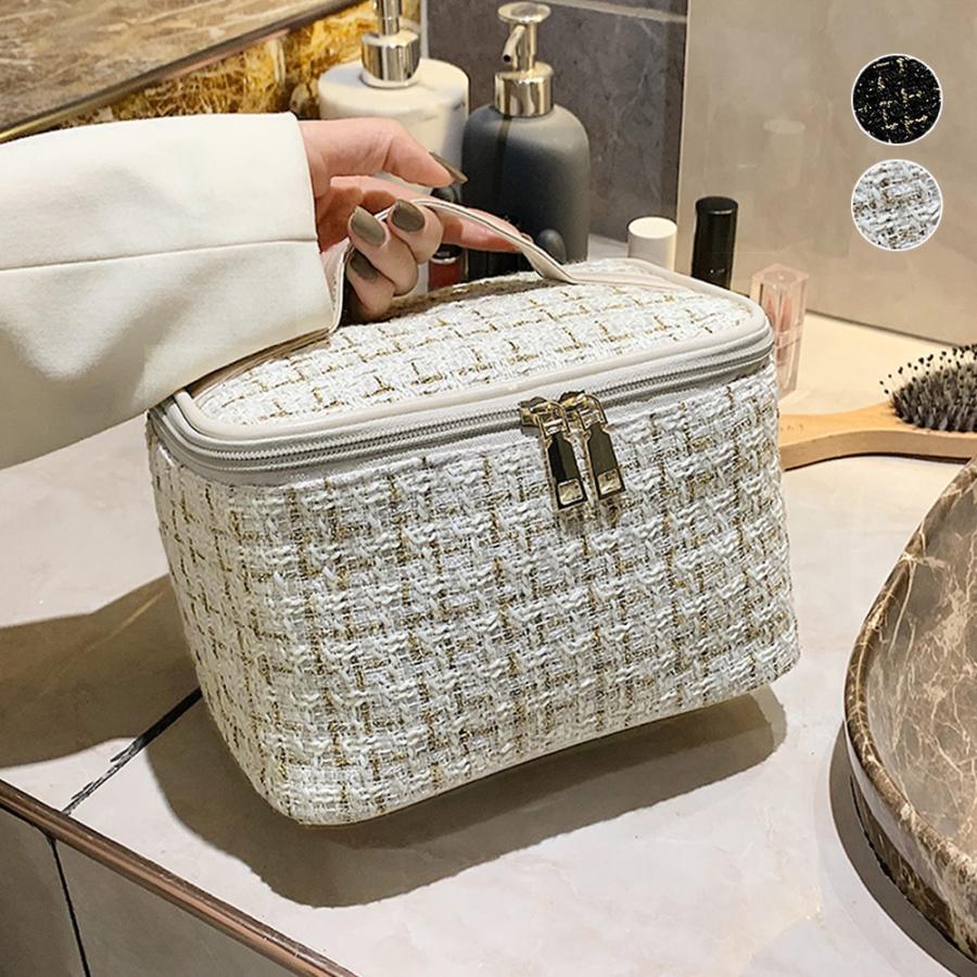 コスメポーチ大容量 使いやすい収納バッグ【ネコポス投函