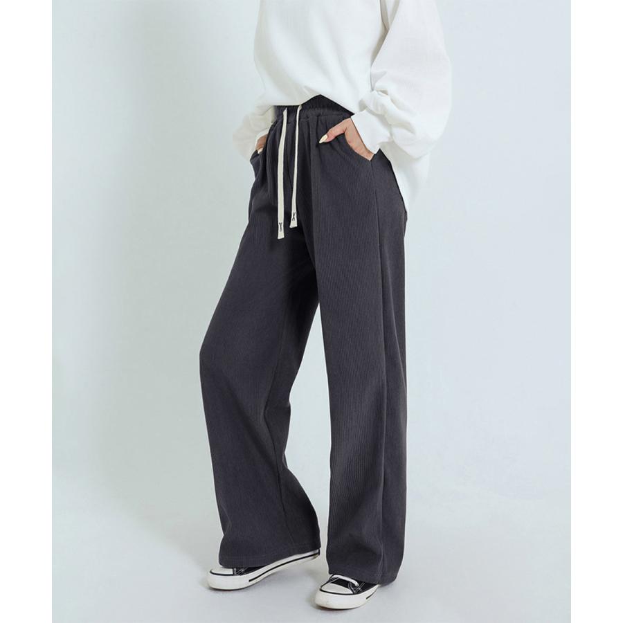 miniministore（ミニミニストア） 裏起毛 コーデュロイパンツ ハイ