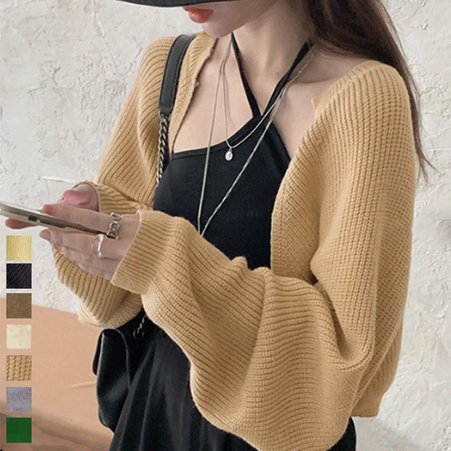 mingo様　クロップドボレロカーディガン　カシミヤ混　ショートカーディガン miniministore（ミニミニストア） ボレロニットカーディガン