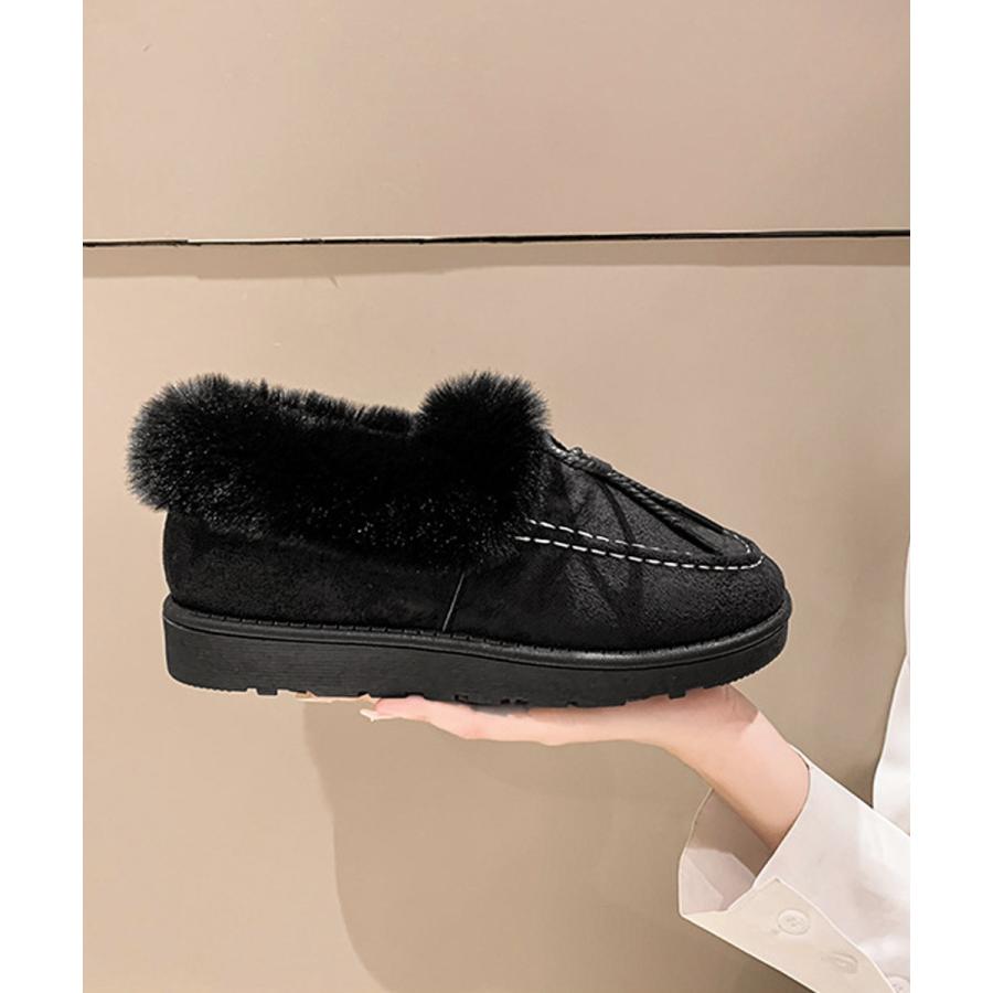 miniministore（ミニミニストア） モカシン レディース ボアローファー