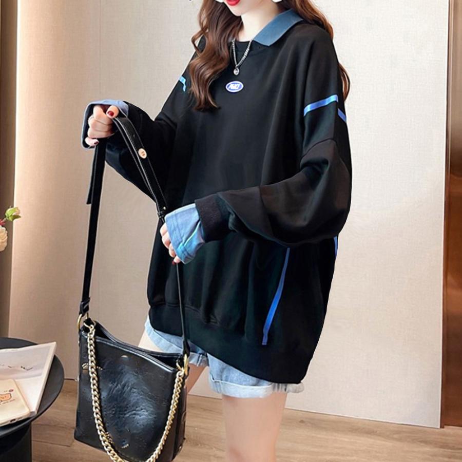 美品　BRIEFING 薄手　トレーナー レイヤード風 スウェット 薄手トレーナー【ネコポス投函