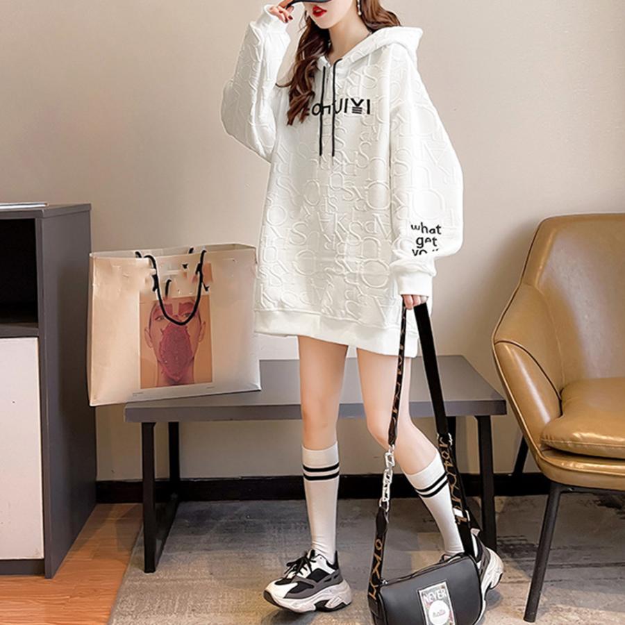 エンボスロゴ パーカー 長袖プルオーバー : miniministore エンボスロゴ パーカー 長袖プルオーバー : miniministore