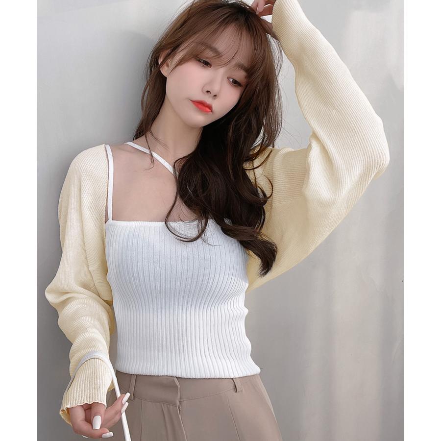 【新品】フォクシー　ショート丈ボレロ　カーディガン　7部袖　アイボリー　M DIAVEL カーディガン ショート丈ニットボレロカーディガン