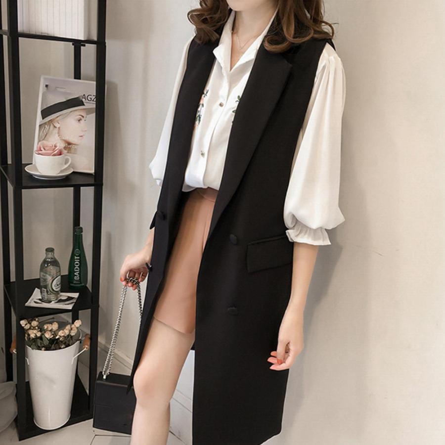 miniministore（ミニミニストア） ロングジレ レディース ロングベスト