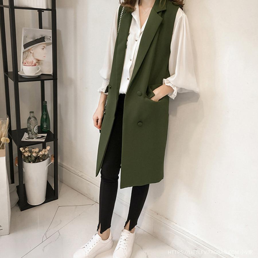 miniministore ロングジレ レディース ロングベスト韓国【ゆうパケット 