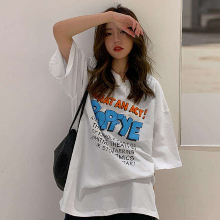 ロゴTシャツ レディース半袖ゆるtシャツ【ネコポス可】｜miniministore｜20