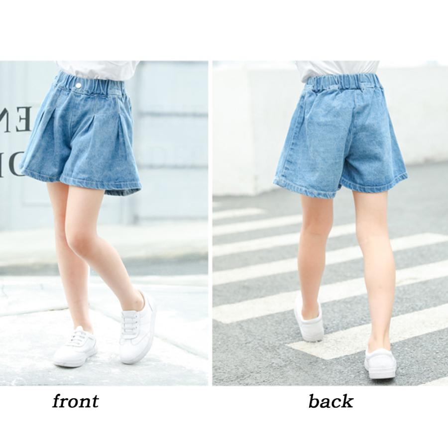 子ども服 キッズ デニムショートパンツ 子供服 女の子 ジュニアサイズ ボトムス 小学生コーデ Kids 韓国服 ファッション ネコポス可 33dxdtz 001 Miniministore 通販 Yahoo ショッピング