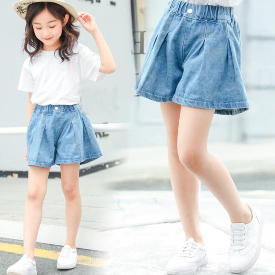 子ども服 キッズ デニムショートパンツ 子供服 女の子 ジュニアサイズ ボトムス 小学生コーデ KIDS 韓国服 ファッション【ネコポス可】｜miniministore｜10