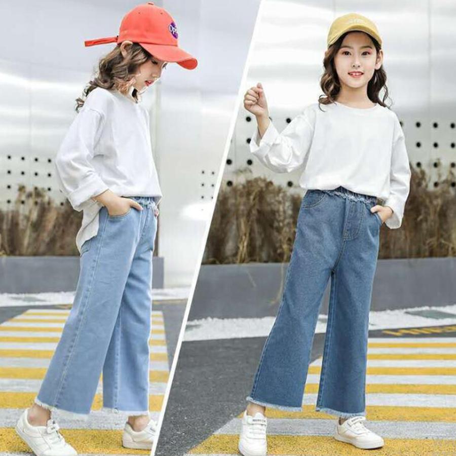 キッズデニムパンツ 可愛い ジーンズ 新作 秋着 女の子 デニム長ズボン ファッション ジュニア ボトムス 33glxtz 001 Miniministore 通販 Yahoo ショッピング