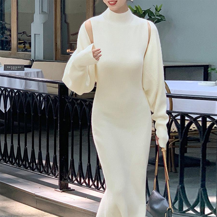 ニットワンピースアンサンブル miniministore ニットワンピース アンサンブルレディース