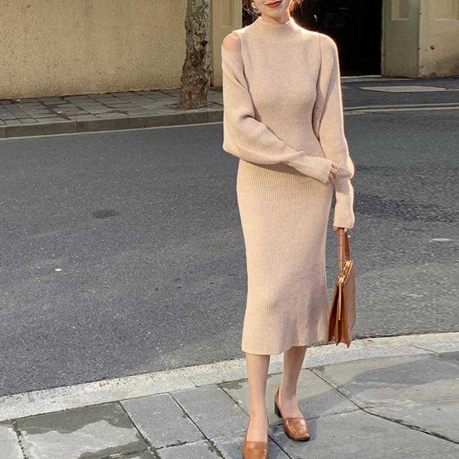 ニットワンピースアンサンブル miniministore ニットワンピース アンサンブルレディース