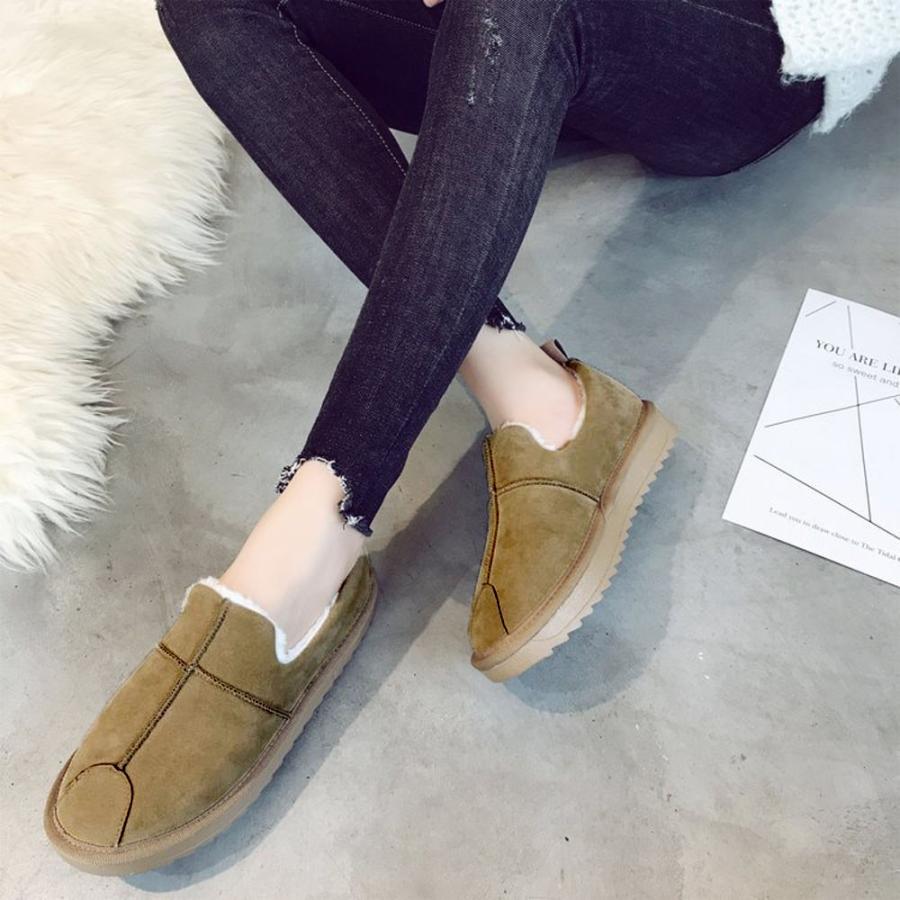 ムートンブーツ ショート ムートンシューズ あったか ブーツ 裏ボア もこもこ 靴 レディース 蒸れない 靴 歩きやすい 靴 3jianlong 003 Miniministore 通販 Yahoo ショッピング