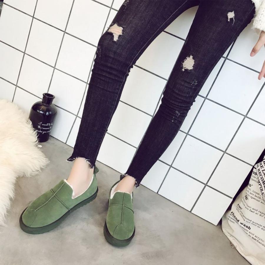 ムートンブーツ ショート ムートンシューズ あったか ブーツ 裏ボア もこもこ 靴 レディース 蒸れない 靴 歩きやすい 靴 3jianlong 003 Miniministore 通販 Yahoo ショッピング