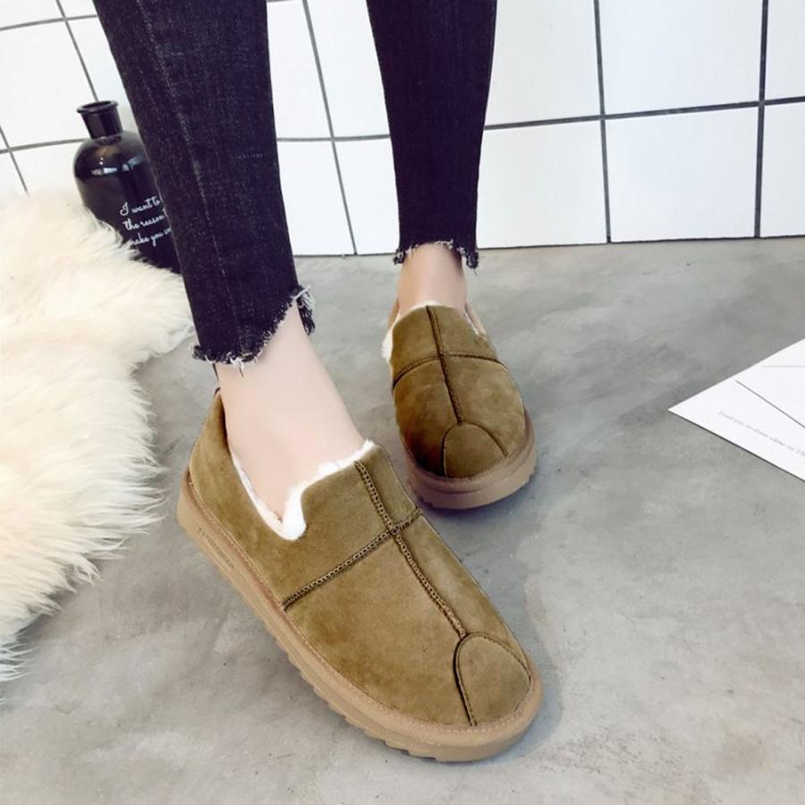 ムートンブーツ ショート ムートンシューズ あったか ブーツ 裏ボア もこもこ 靴 レディース 蒸れない 靴 歩きやすい 靴 3jianlong 003 Miniministore 通販 Yahoo ショッピング