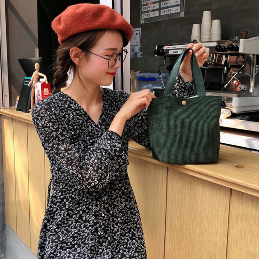 miniministore（ミニミニストア） コーデュロイ ミニトートバッグ