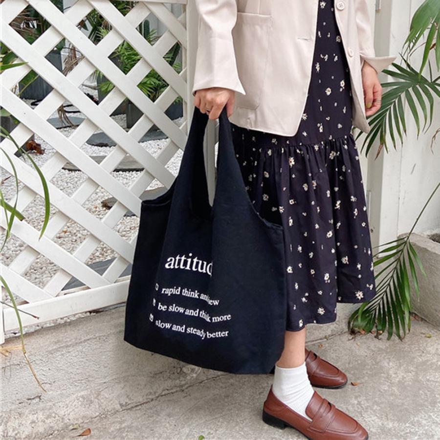 ロゴキャンバスバッグ レディースa4キャンバストートバッグ 大容量 可愛い 布 軽量 エコバッグ 帆布 ホワイト ネコポス可 3sbaob 008 Miniministore 通販 Yahoo ショッピング