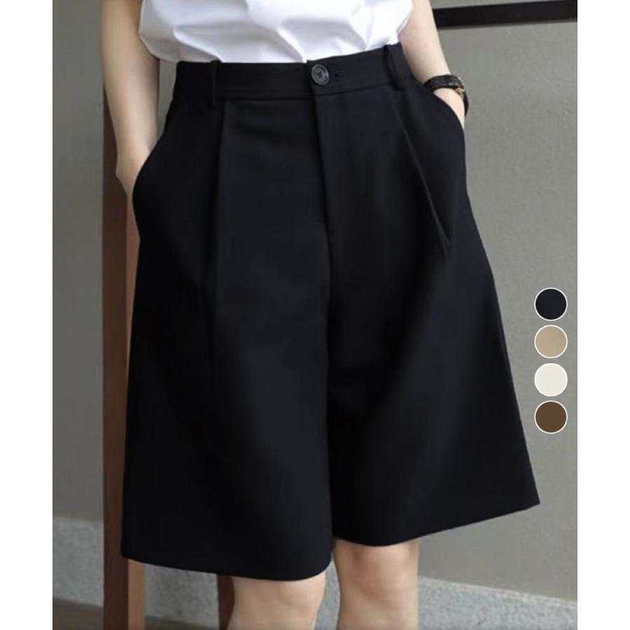 miniministore（ミニミニストア） タックショートパンツ ハイウエスト