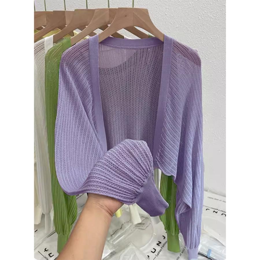 未使用 45R 45rpm ギマニットボレロ コットン ショートカーディガン セール】サマーカーディガン ショートニットボレロ