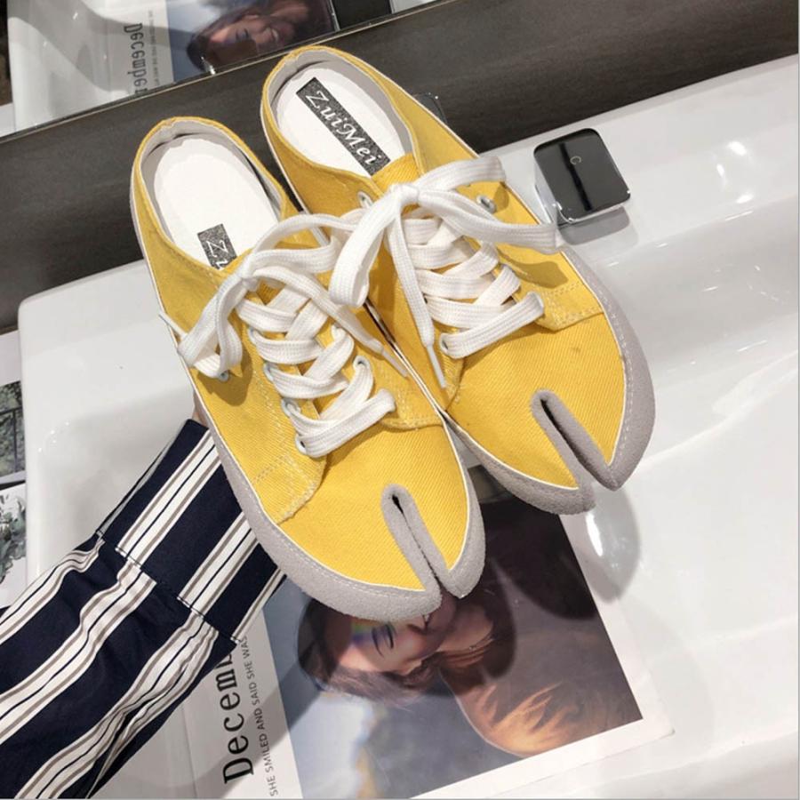 在庫限り 売り尽くしセール 足袋型スニーカー ミュール レディース 歩きやすい靴 おしゃれ ウォーキングシューズ 6yudie 001 Miniministore 通販 Yahoo ショッピング