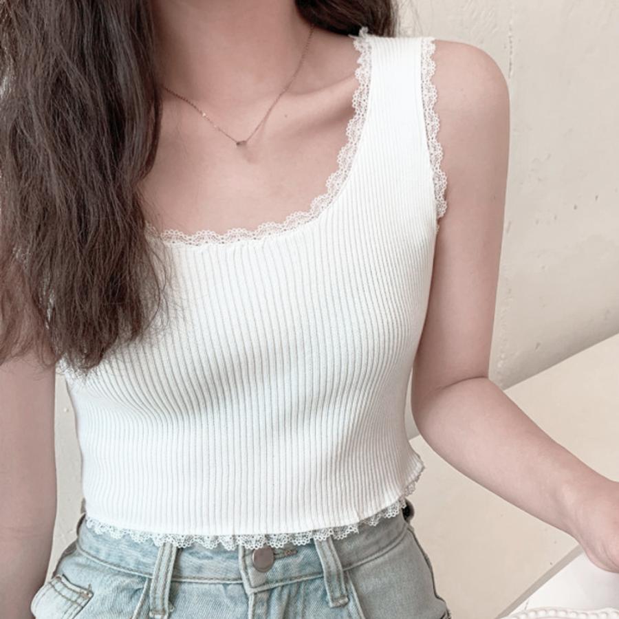 miniministore（ミニミニストア） タンクトップ へそ出し サマーニット