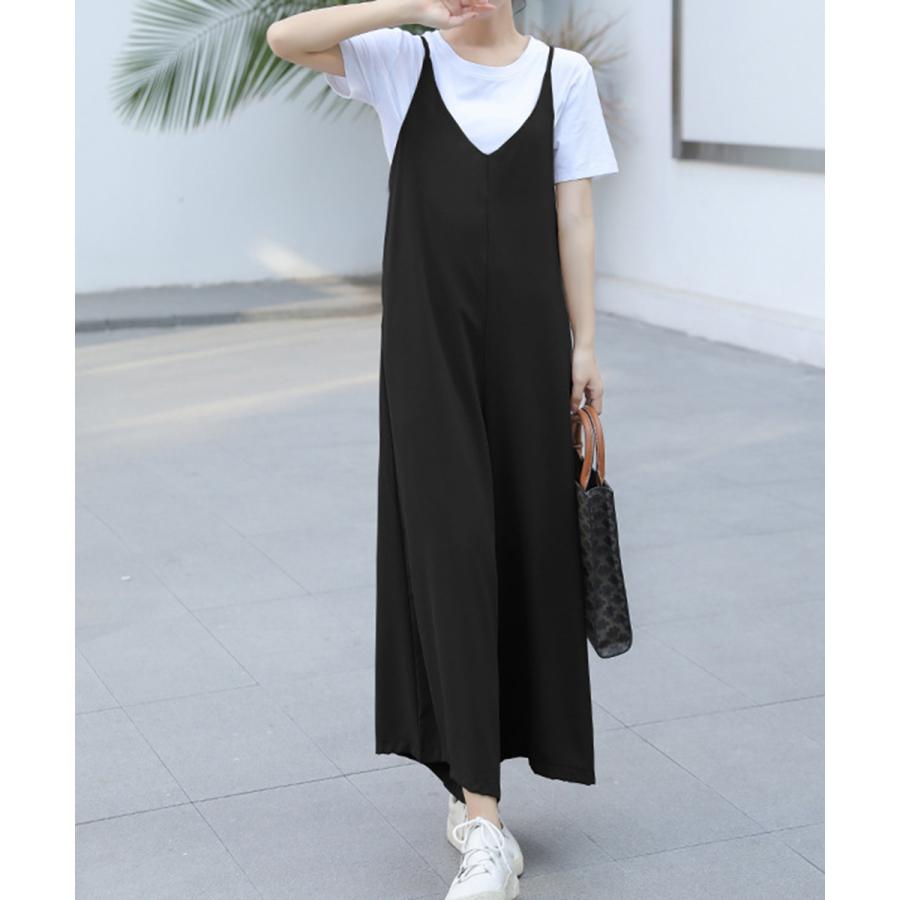 miniministore サロペットパンツ オールインワン 無地【ゆう