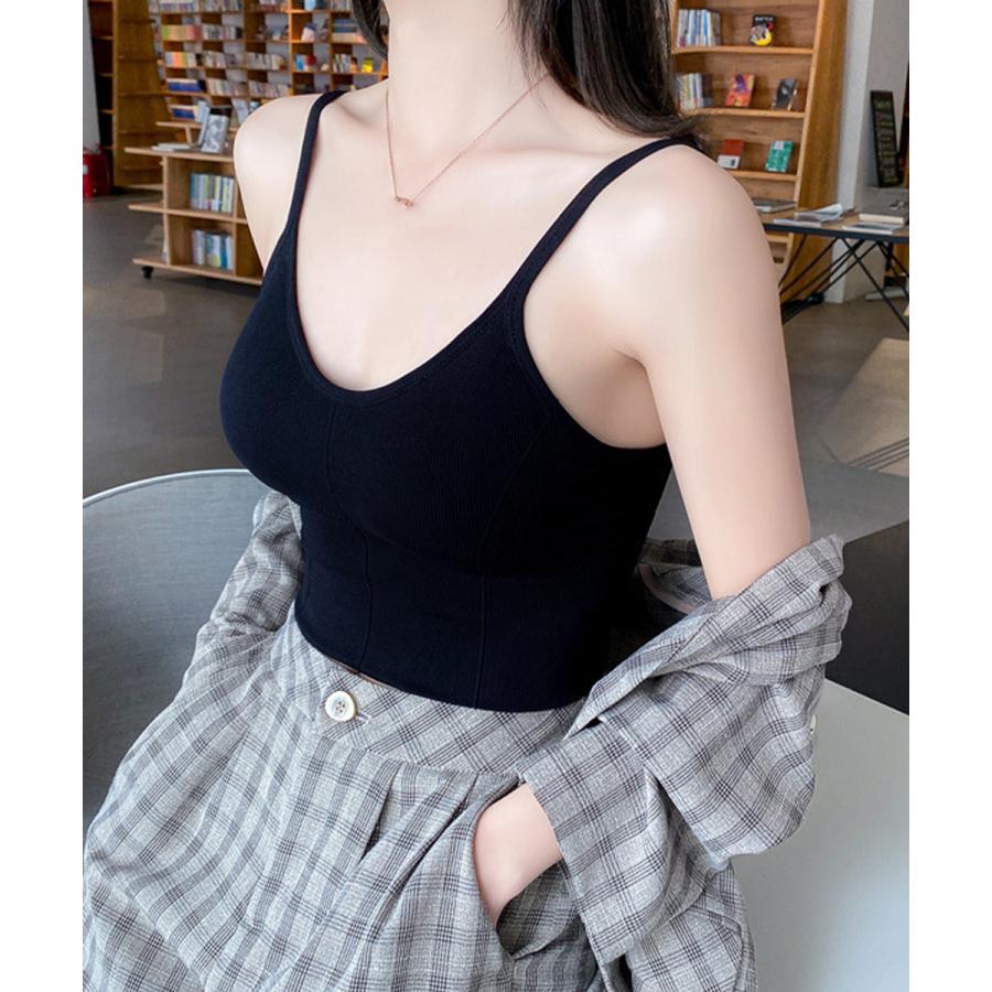 値下げ！【美品】RE.＊カップ付きキャミソール Lace Ladies ノンワイヤーカップ付きキャミソール タンク タンク