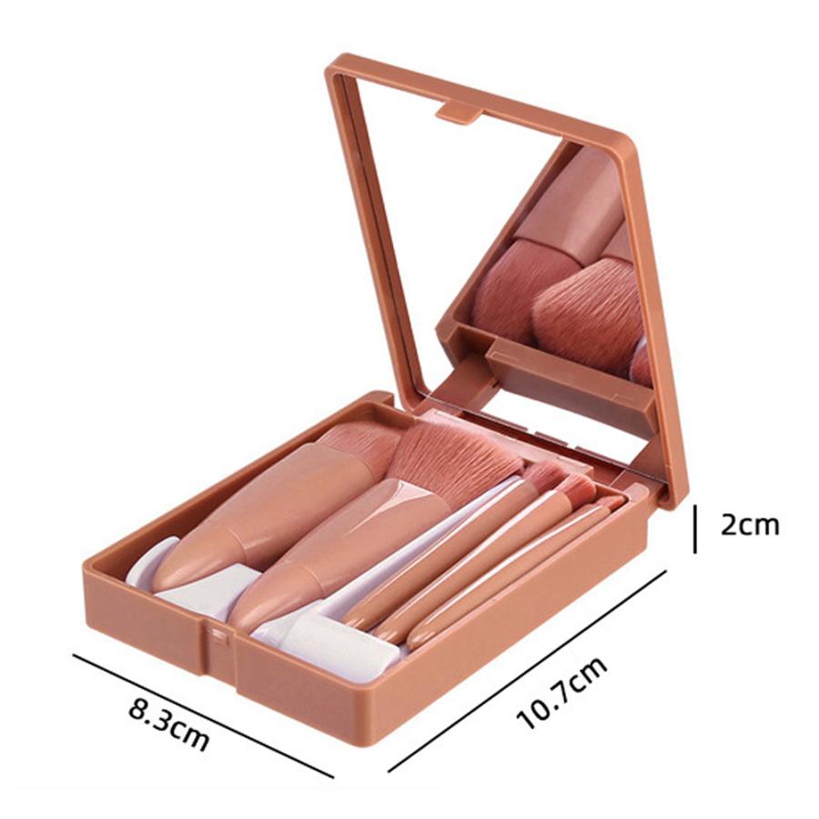 miniministore（ミニミニストア） メイクブラシ5本セット 収納ケース