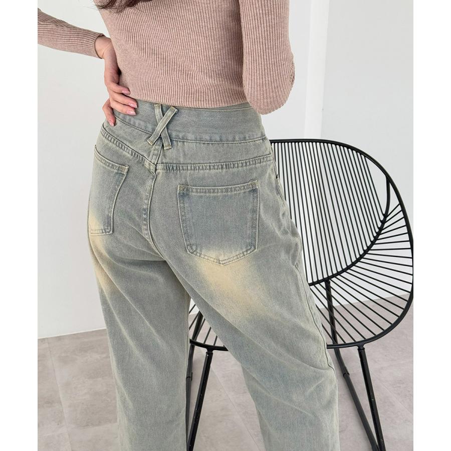 miniministore ハイウエスト デニムパンツ レディース miniministore ハイウエスト デニムパンツ レディース
