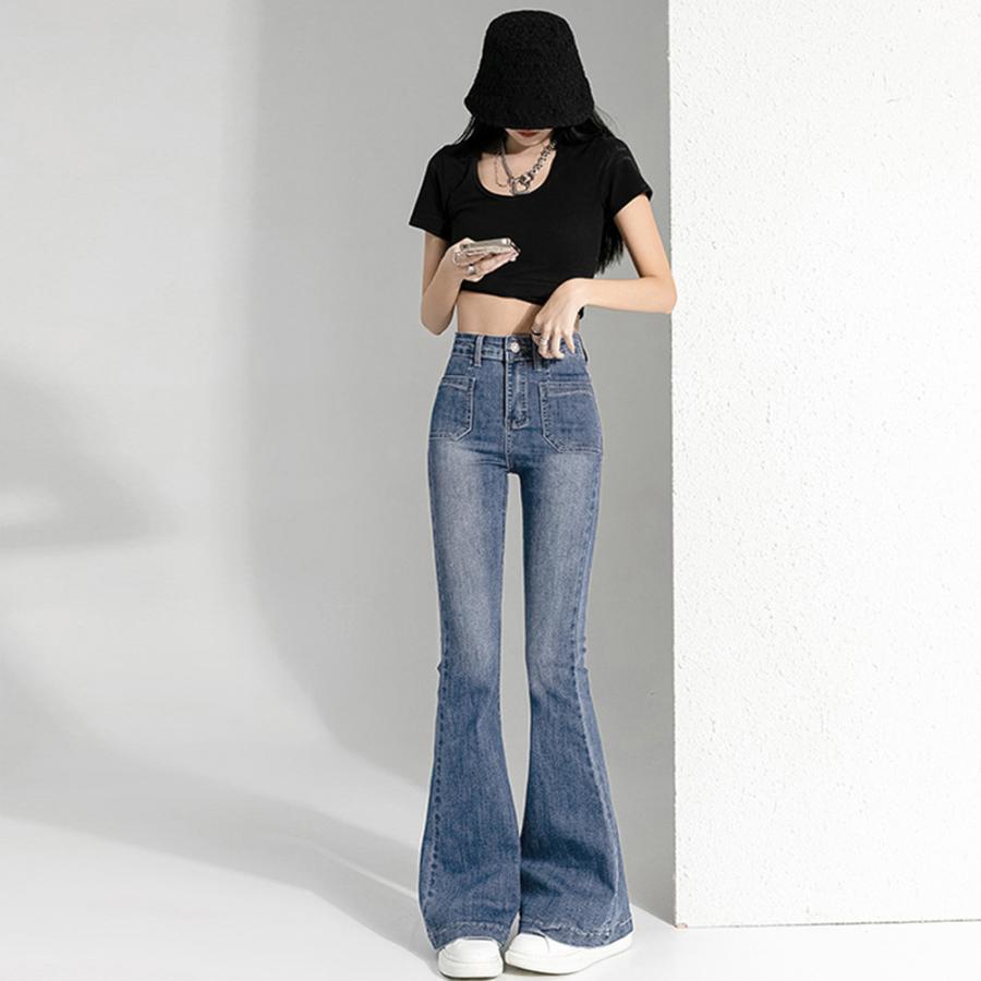 miniministore（ミニミニストア） フレアデニムパンツ セミフレア