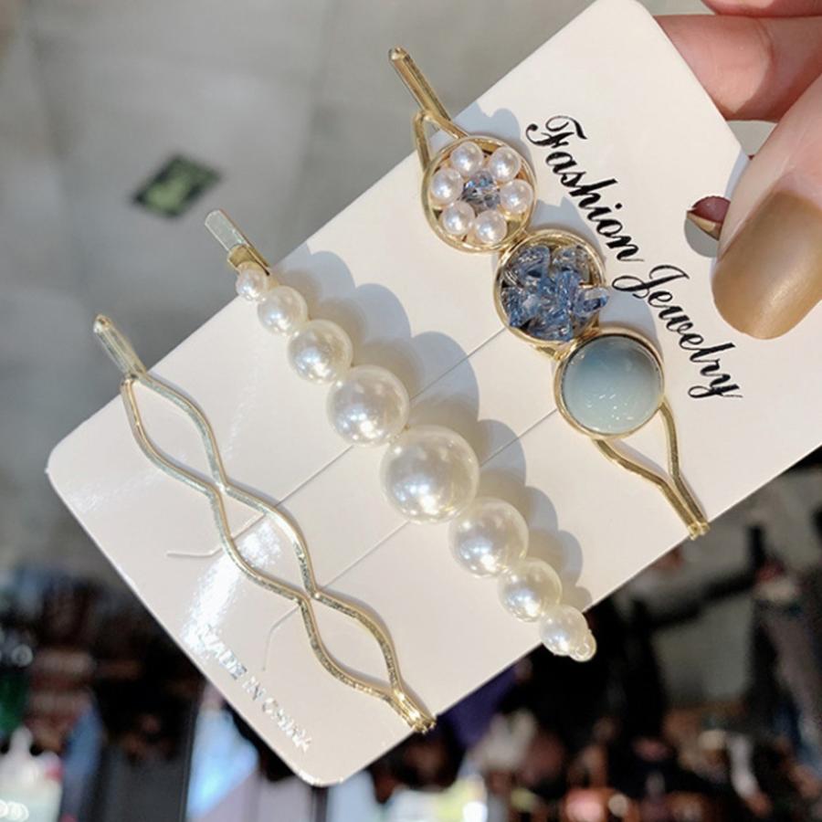 3点セット ヘアピン おしゃれ 大人可愛い ヘアアクセサリー パール ヘアピン 前髪 アメリカピン アメピン 髪留め 髪飾り ネコポス可 80yiyang 001 Miniministore 通販 Yahoo ショッピング