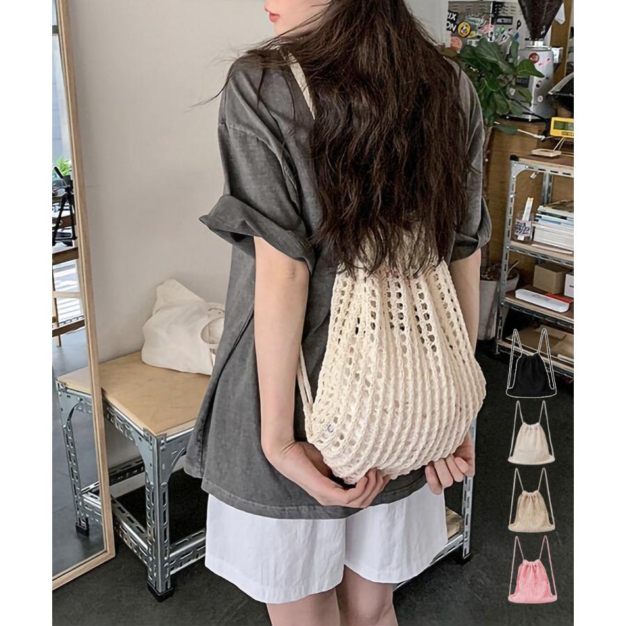 miniministore（ミニミニストア） メッシュリュックサックニット