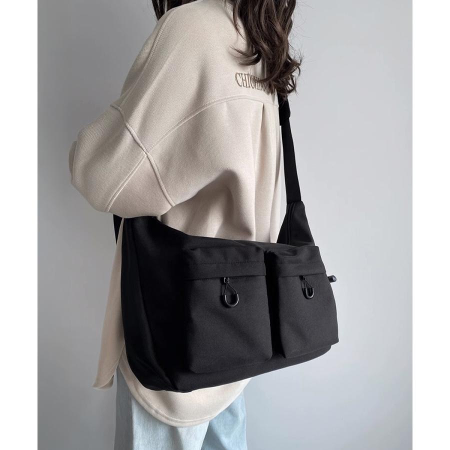 マルチポケットショルダーバッグナイロン鞄 : miniministore - 通販