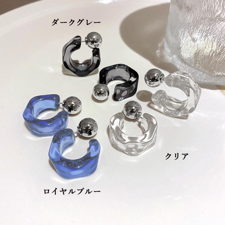 miniministore クリアピアス C型レディースフープピアス