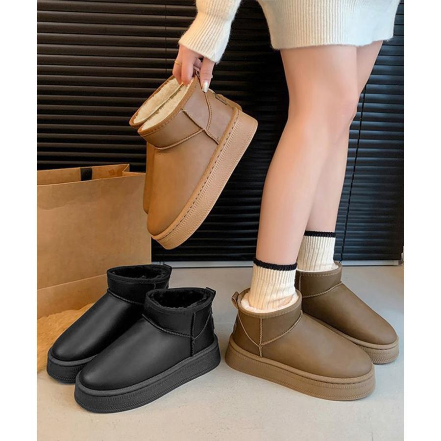 miniministore（ミニミニストア） ムートンブーツ 厚底 裏起毛ブーツ