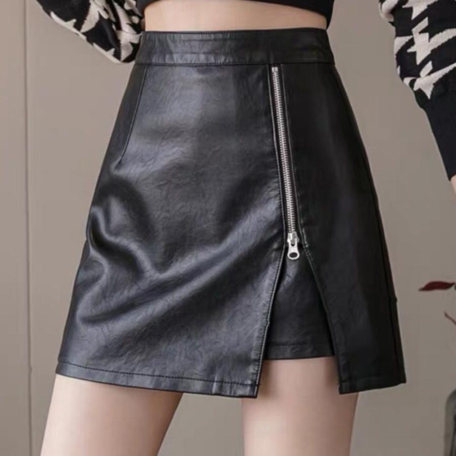 AMIRI タイトデニムレザーミニスカート Amazon.co.jp: [YAZHUE] レザースカート レディース フェイク