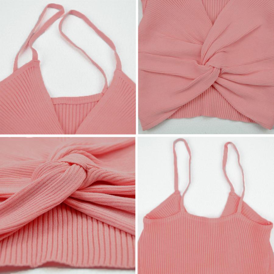 miniministore（ミニミニストア） キャミソール フロントツイスト へそ