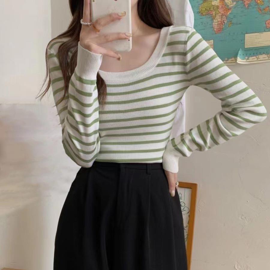 nknit ボーダー 半袖トップス ミニ nknit ボーダー 半袖トップス ミニ