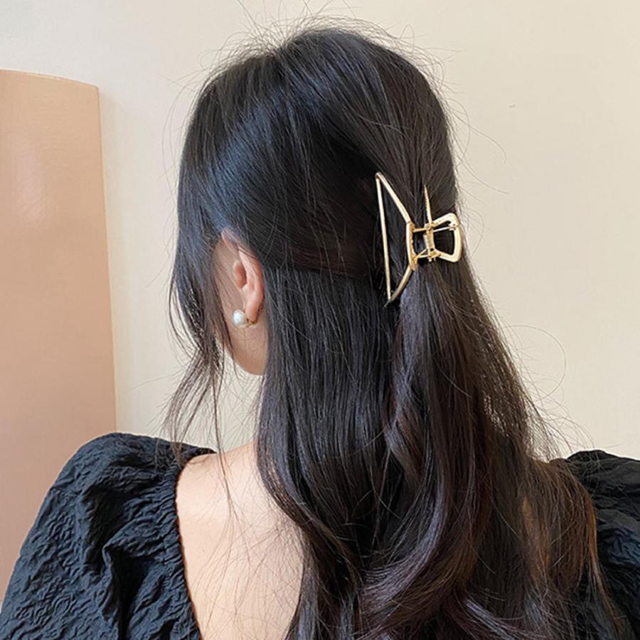 ヘアクリップ ゴールド シンプル バンスクリップ 髪留め クリップ 韓国 まとめ髪 ヘアアクセサリー 髪飾り 幾何学模様 86hxian 002 Miniministore 通販 Yahoo ショッピング