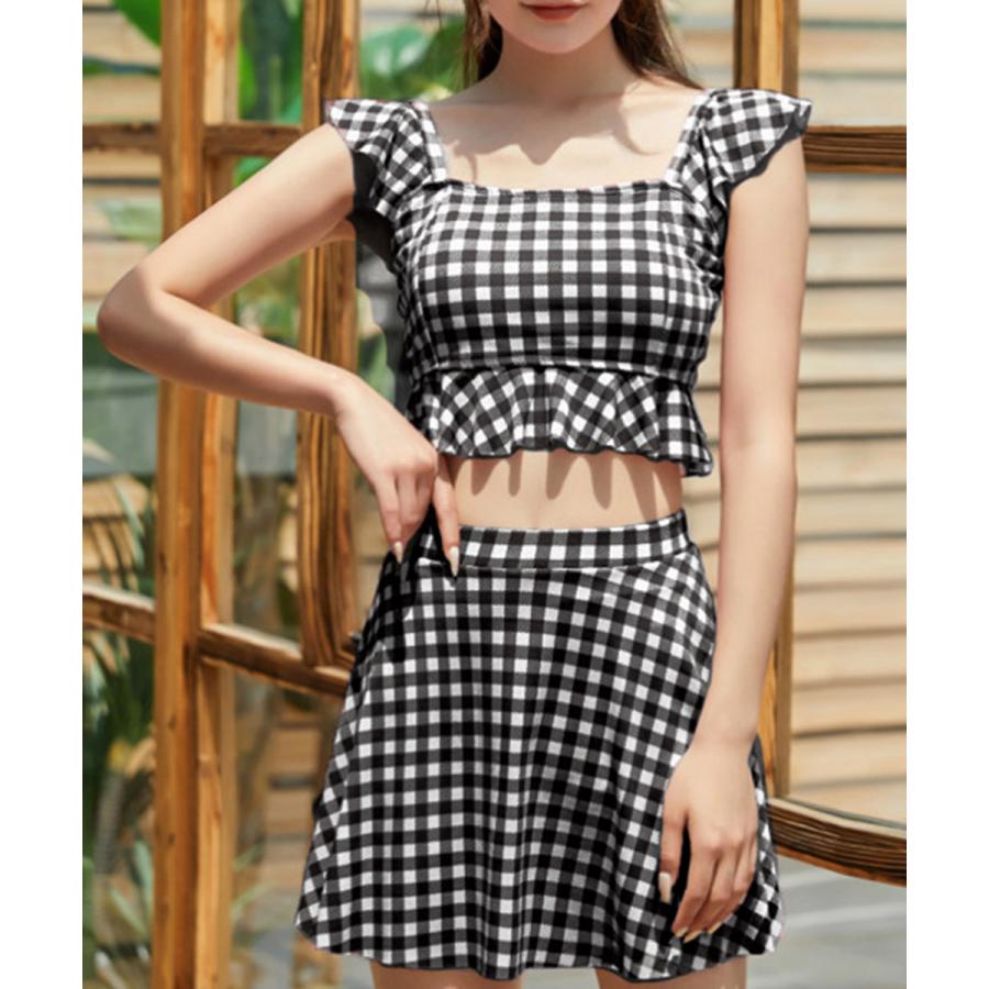 miniministore（ミニミニストア） 水着レディースフリルビキニ上下2点