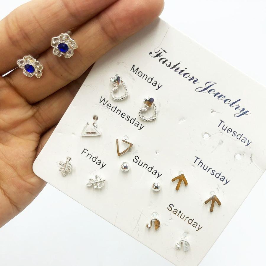 ピアス シンプル 小さい セット スタッドピアス レディース 大人 小ぶり ピアス アクセサリー ネコポス可 86xiaji 004 Miniministore 通販 Yahoo ショッピング