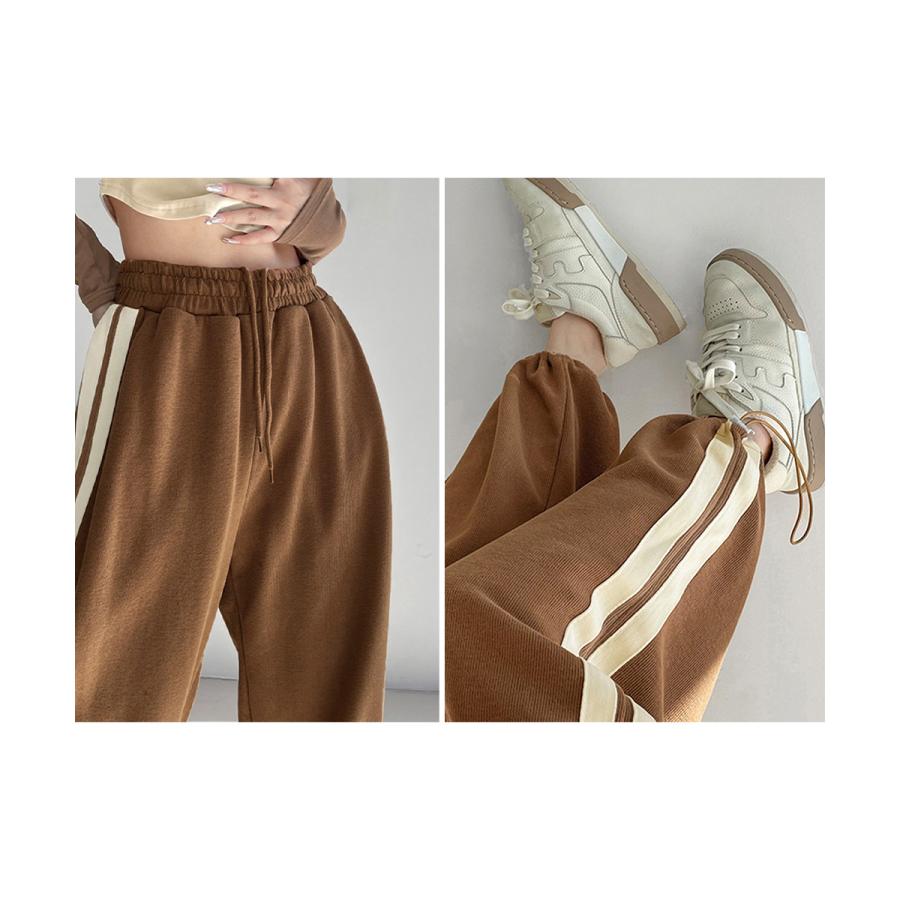 miniministore サイドラインスウェットパンツ レディース