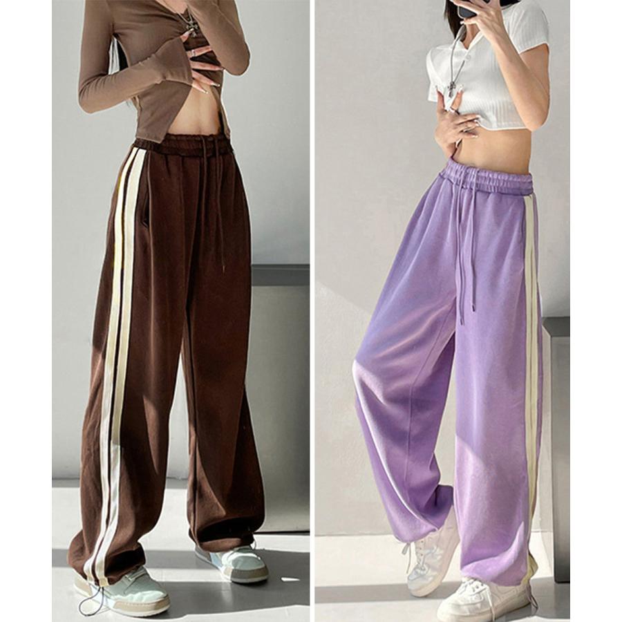 ダンロップ スエット・パンツ 上下　Ⅼサイズ　美品 lilful スウェットパンツ ジャージ ドロスト カーブスウェット