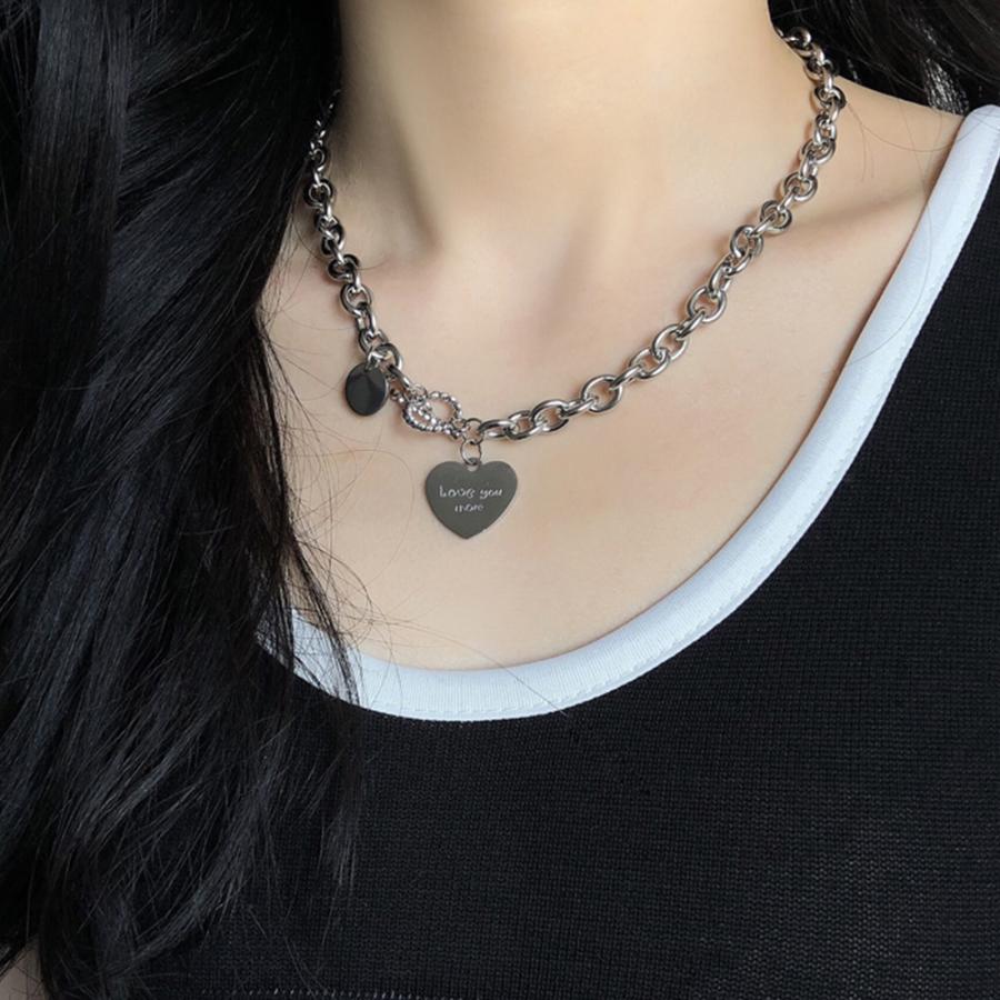 チェーン ネックレス レディース ペンダント チョーカーネックレス 太め おしゃれ アクセサリー ストリート ネコポス可 86youjia 002 Miniministore 通販 Yahoo ショッピング