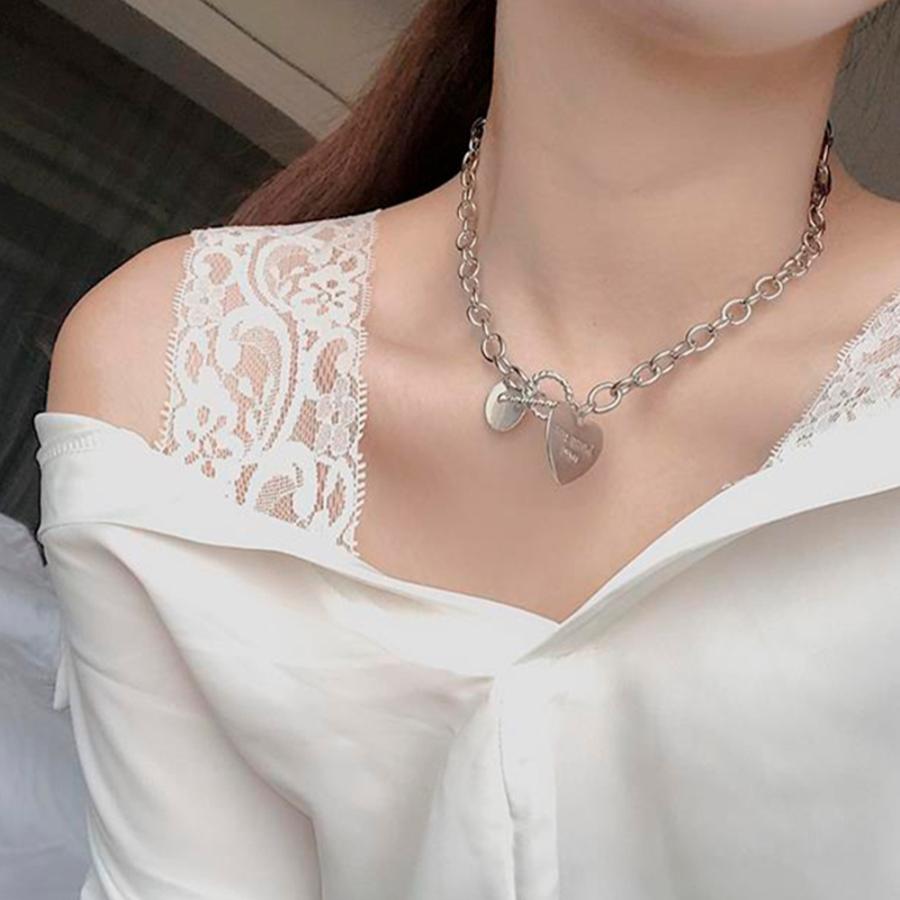 チェーン ネックレス レディース ペンダント チョーカーネックレス 太め おしゃれ アクセサリー ストリート ネコポス可 86youjia 002 Miniministore 通販 Yahoo ショッピング