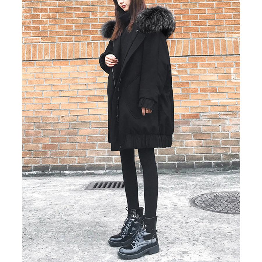 miniministore 中綿ショートコートファー付きコート韓国風