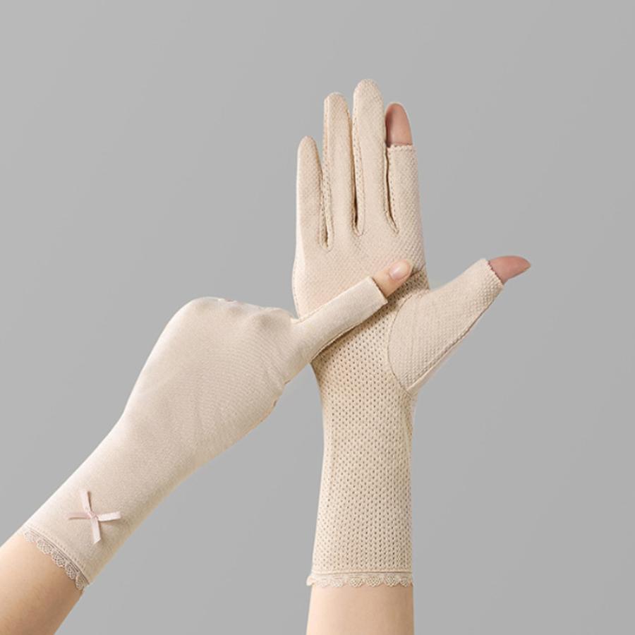 miniministore（ミニミニストア） 手袋 リボン レディース 紫外線対策