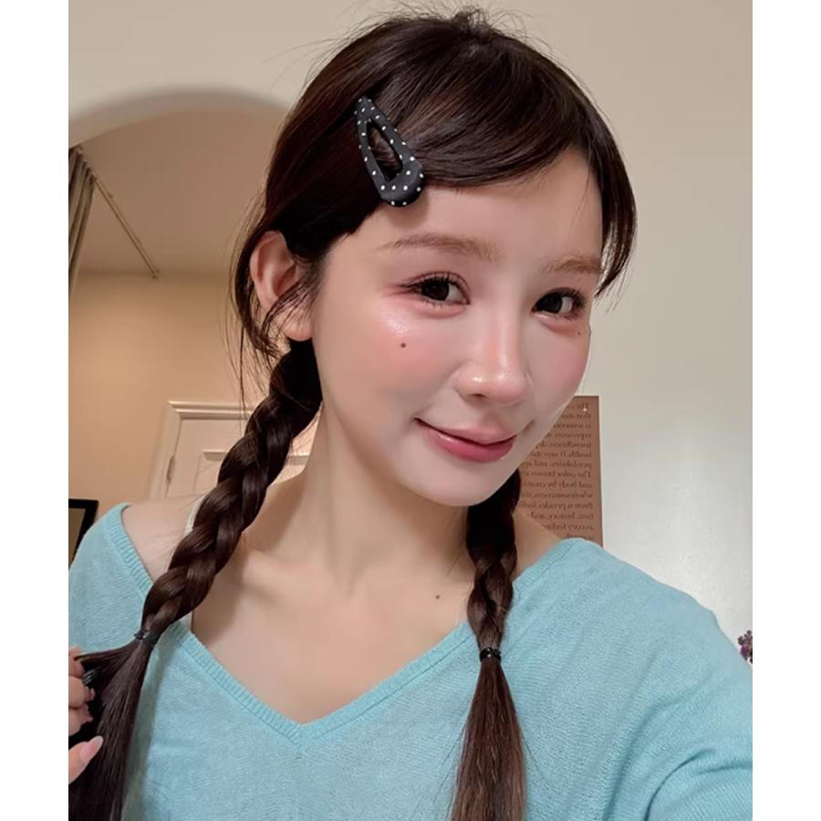 miniministore（ミニミニストア） ドット柄 ヘアピン 韓国風 パッチン