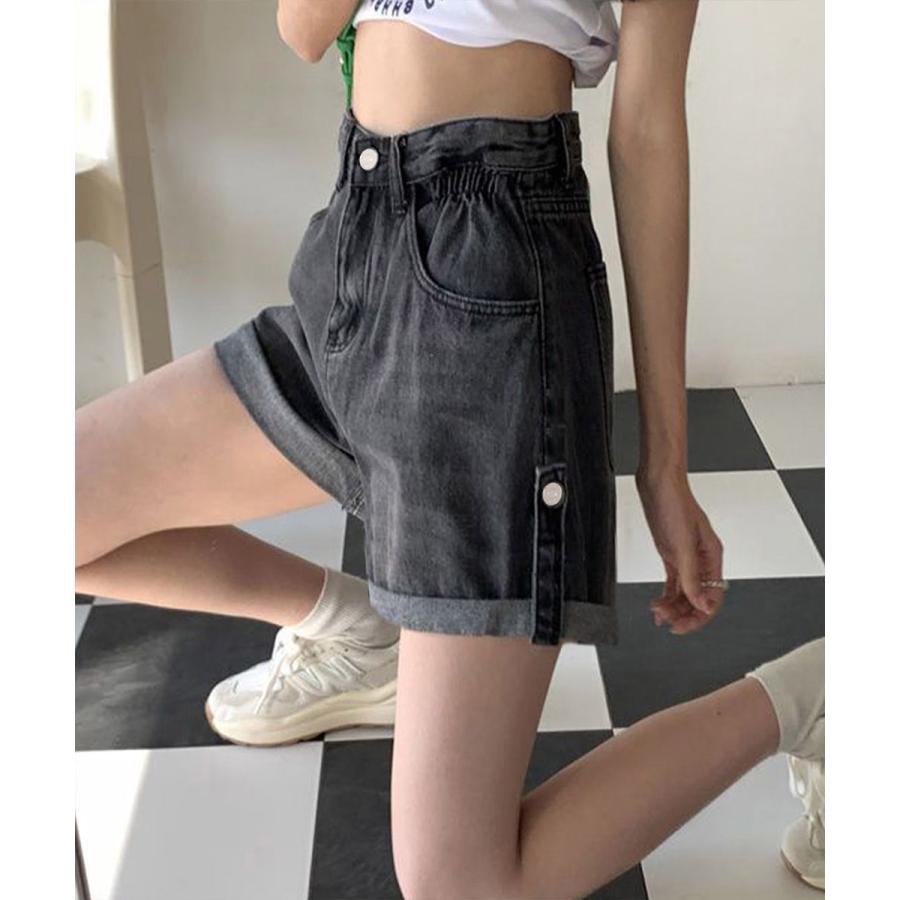 miniministore（ミニミニストア） ロールアップ デニムショートパンツ