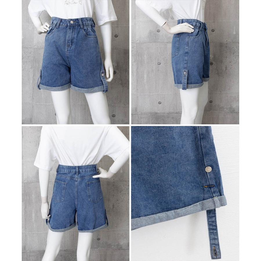 miniministore（ミニミニストア） ロールアップ デニムショートパンツ