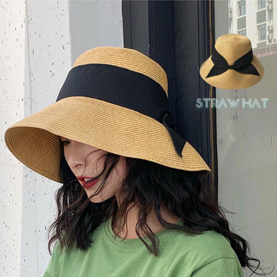 麦わら帽子 つば広 レディース 日よけ防止 フェミニン 折りたたみ 小顔効果 可愛い ネコポス可 yuexiu 002 Miniministore 通販 Yahoo ショッピング